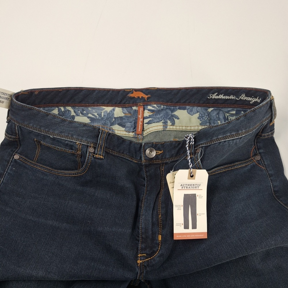 Tommy Bahama Boracay Jeans Indigo Wash Dark Blue Denim ST124366 Men's Size 40x32